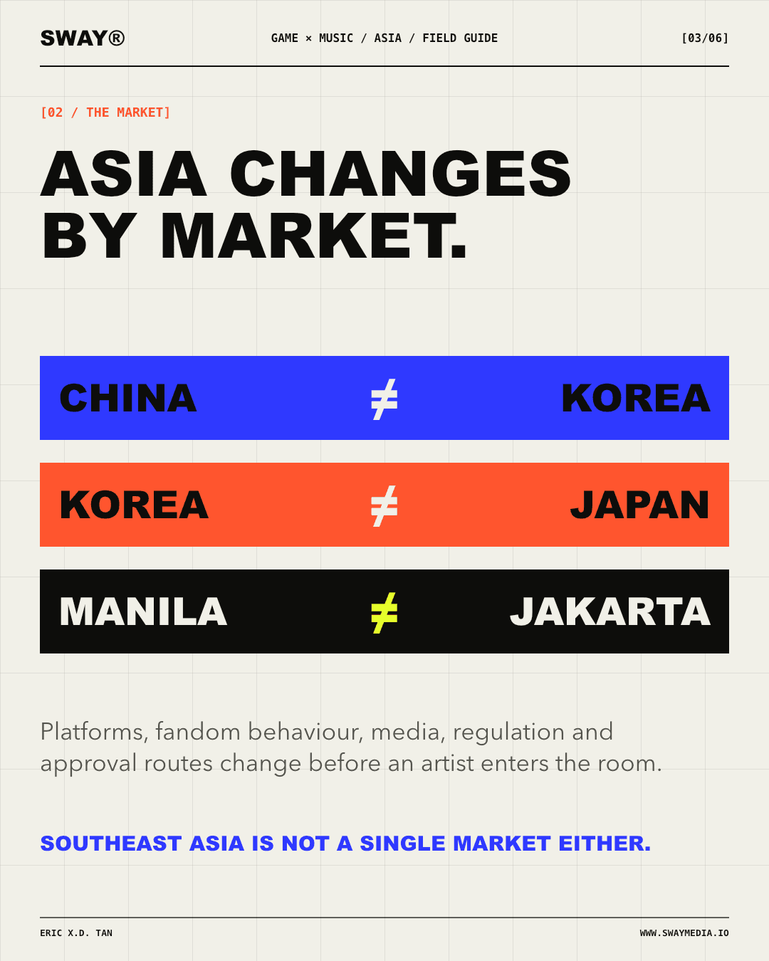 Greater China, Japan, Korea and Southeast Asia require market-specific game music strategies
